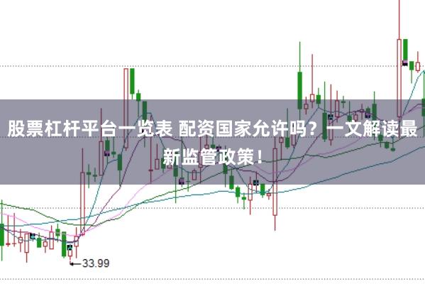 股票杠杆平台一览表 配资国家允许吗？一文解读最新监管政策！