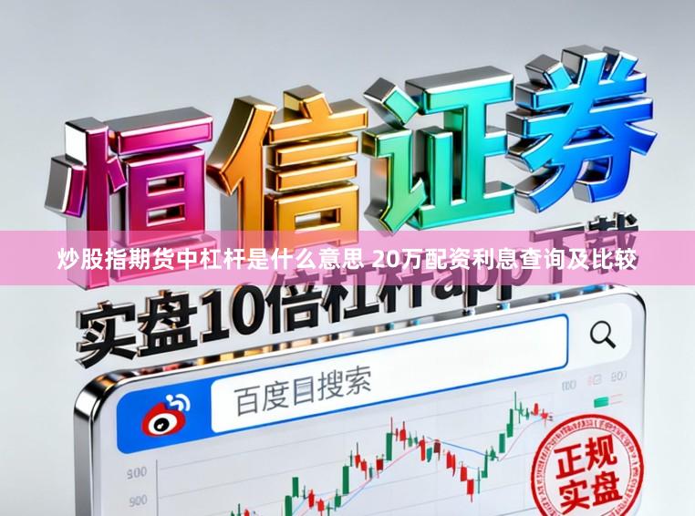 炒股指期货中杠杆是什么意思 20万配资利息查询及比较