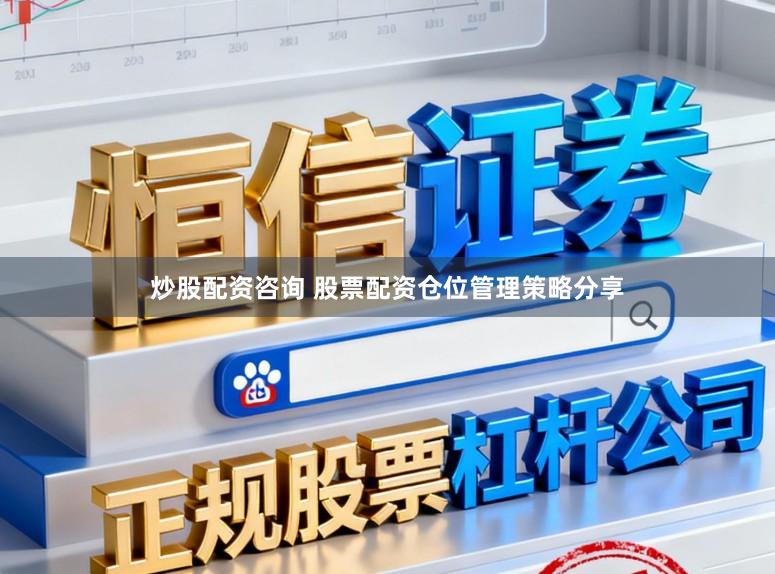 炒股配资咨询 股票配资仓位管理策略分享